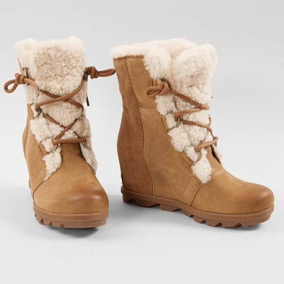 Sorel Shearling Joan of Arctic Wedge II - Picture 1 of 15